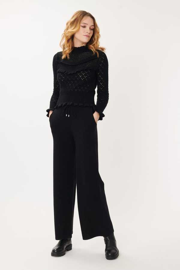 Derhy Trousers Nastassia Trousers Black