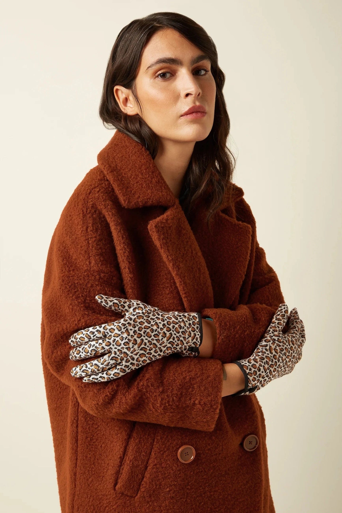 King Louie Hats & Gloves Africa Glove in Pebble