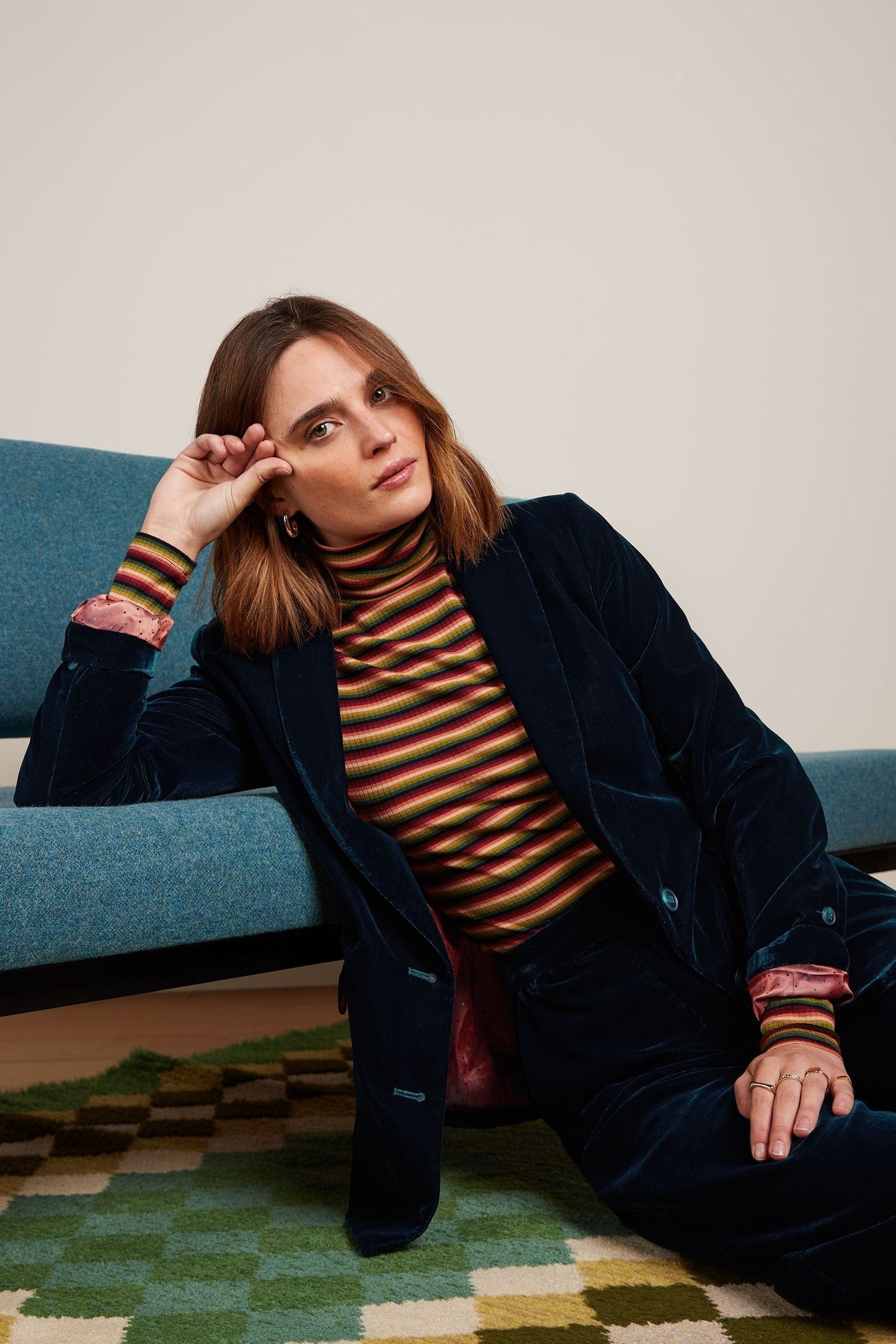 King Louie jac Brooke Blazer Gamine Velvet