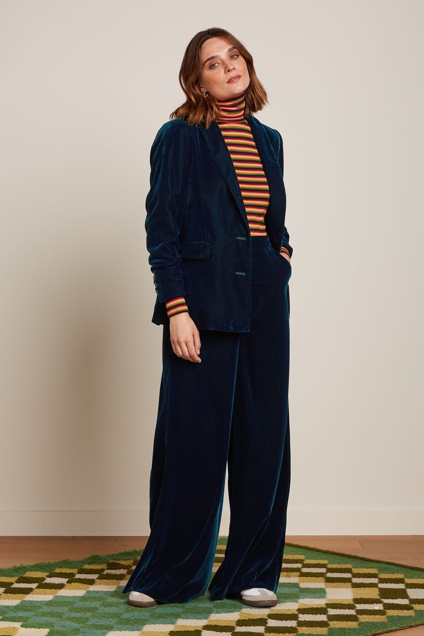 King Louie jac Brooke Blazer Gamine Velvet