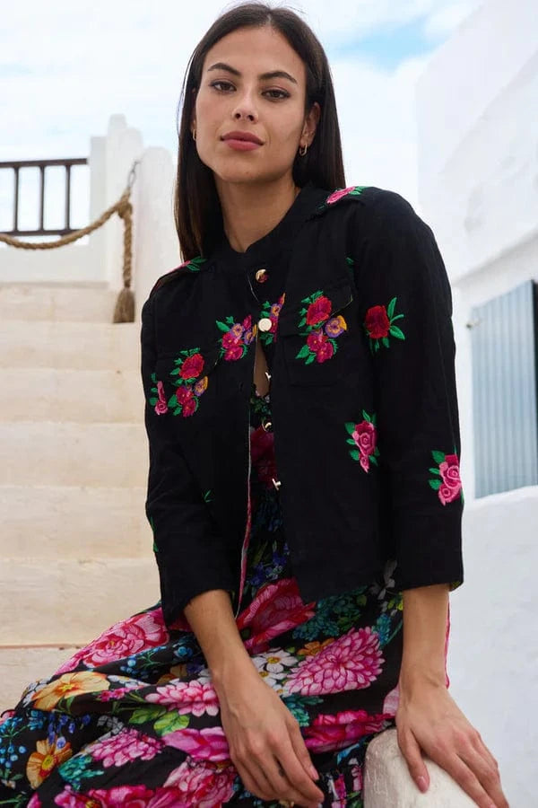 Marcelle Jacket by Luna Llena – front view on model - Nellie & Dove