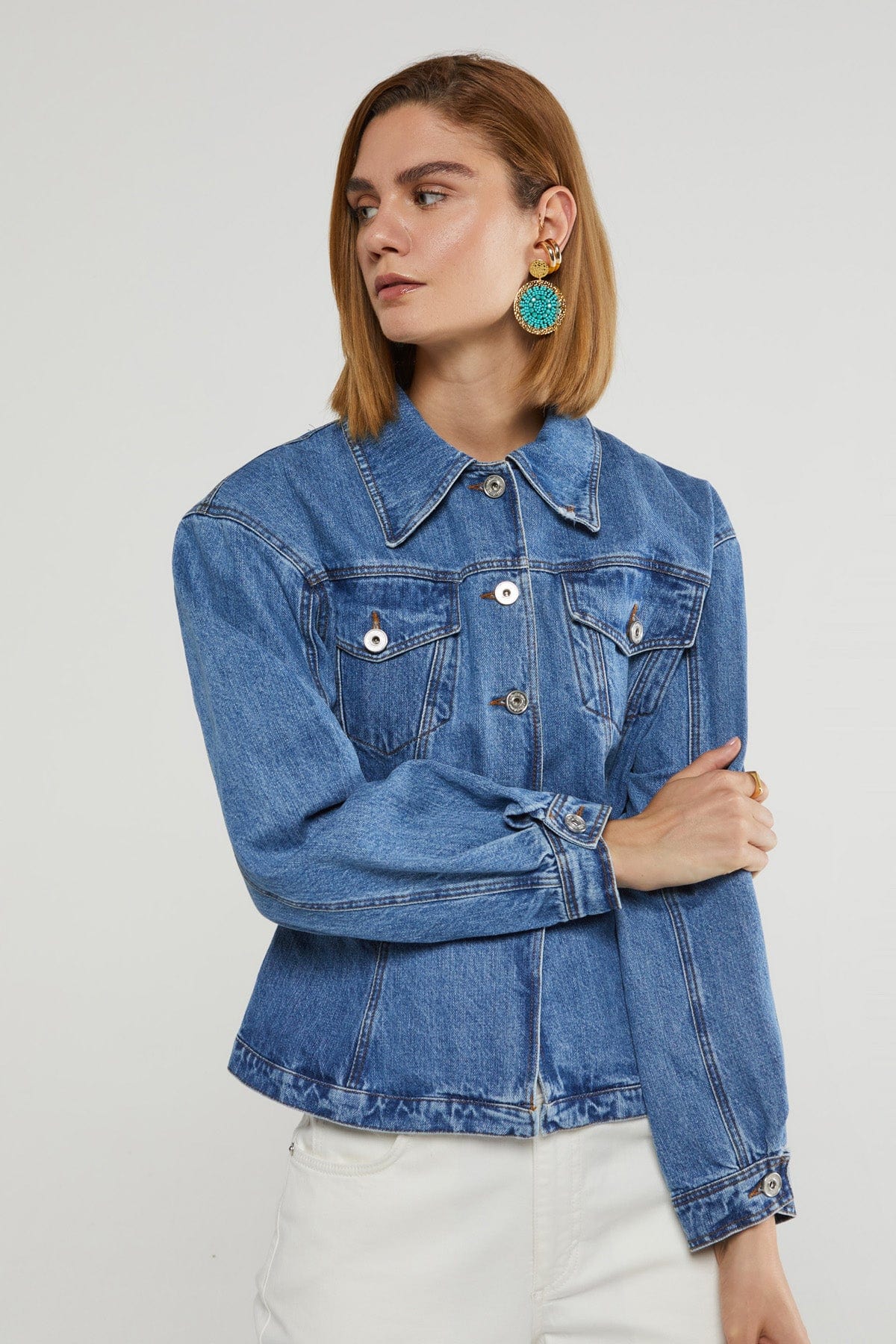 Giacca Denim Jacket – NELLIE&DOVE
