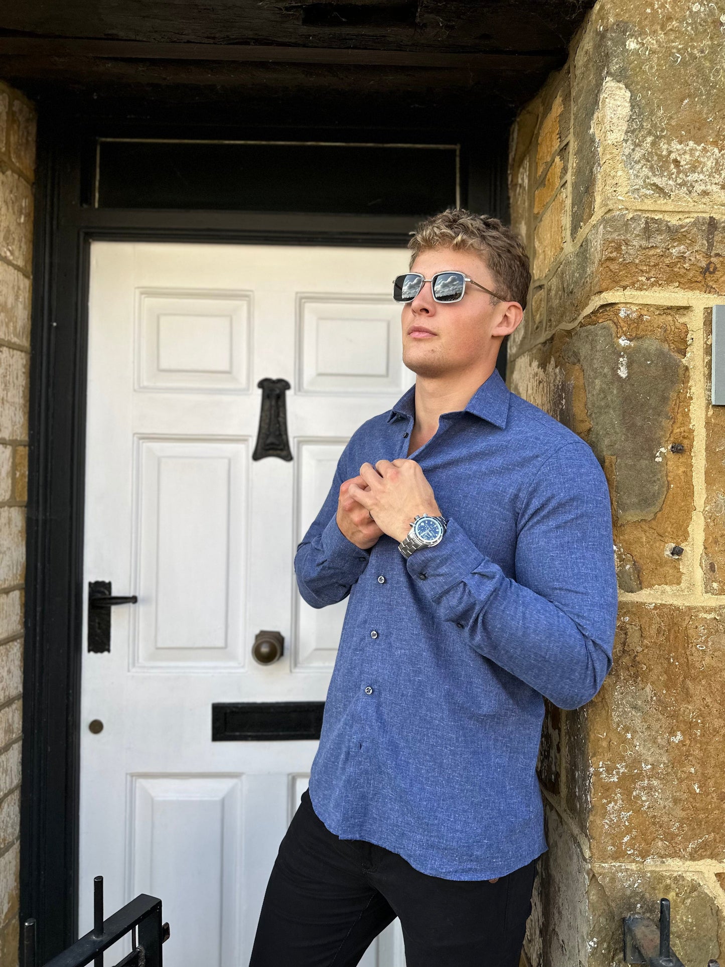 SAND - Mens Mens Shirts Indigo Delight Shirt