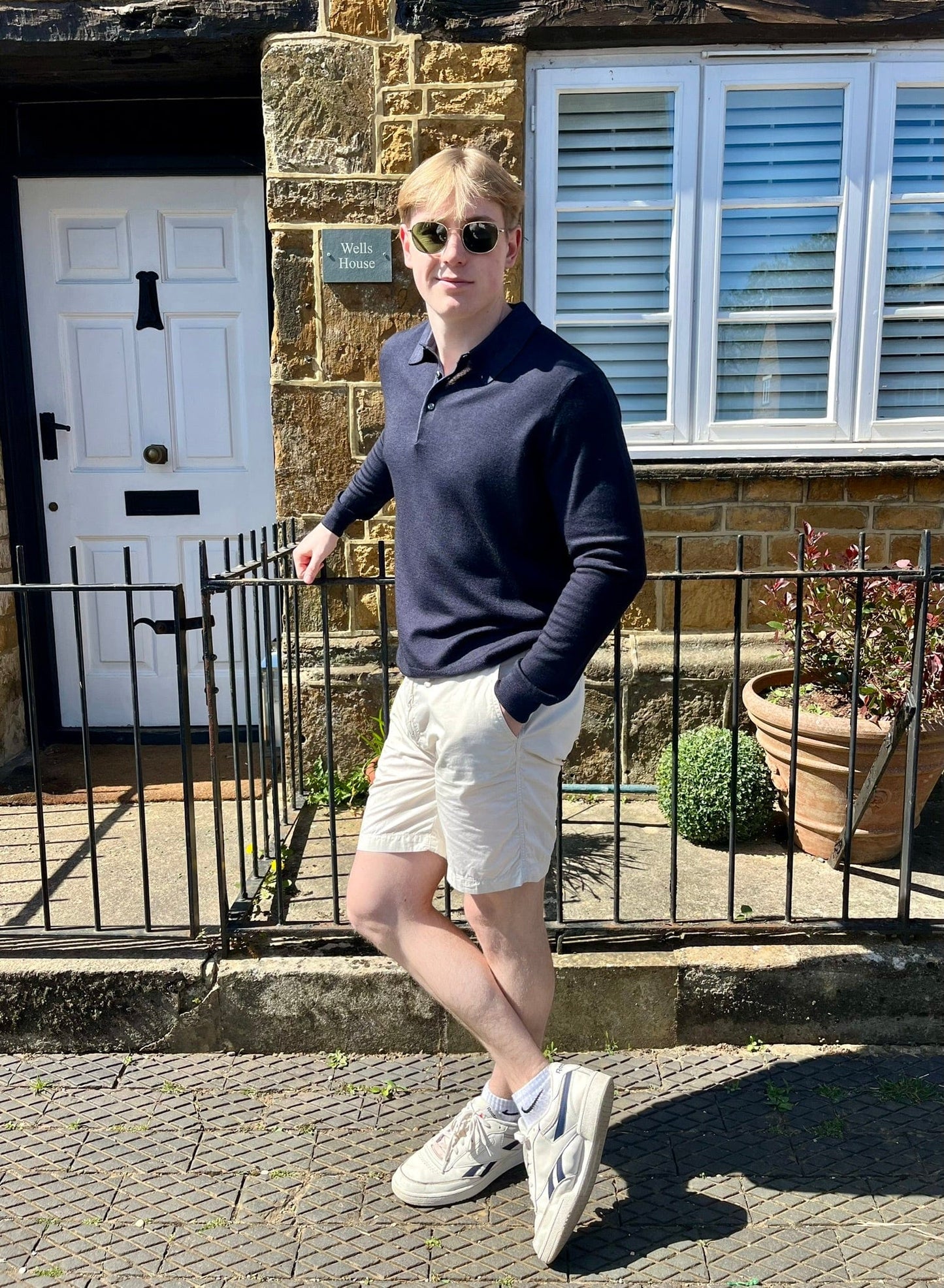 SAND - Mens Mens T-Shirts Navy Breeze Polo