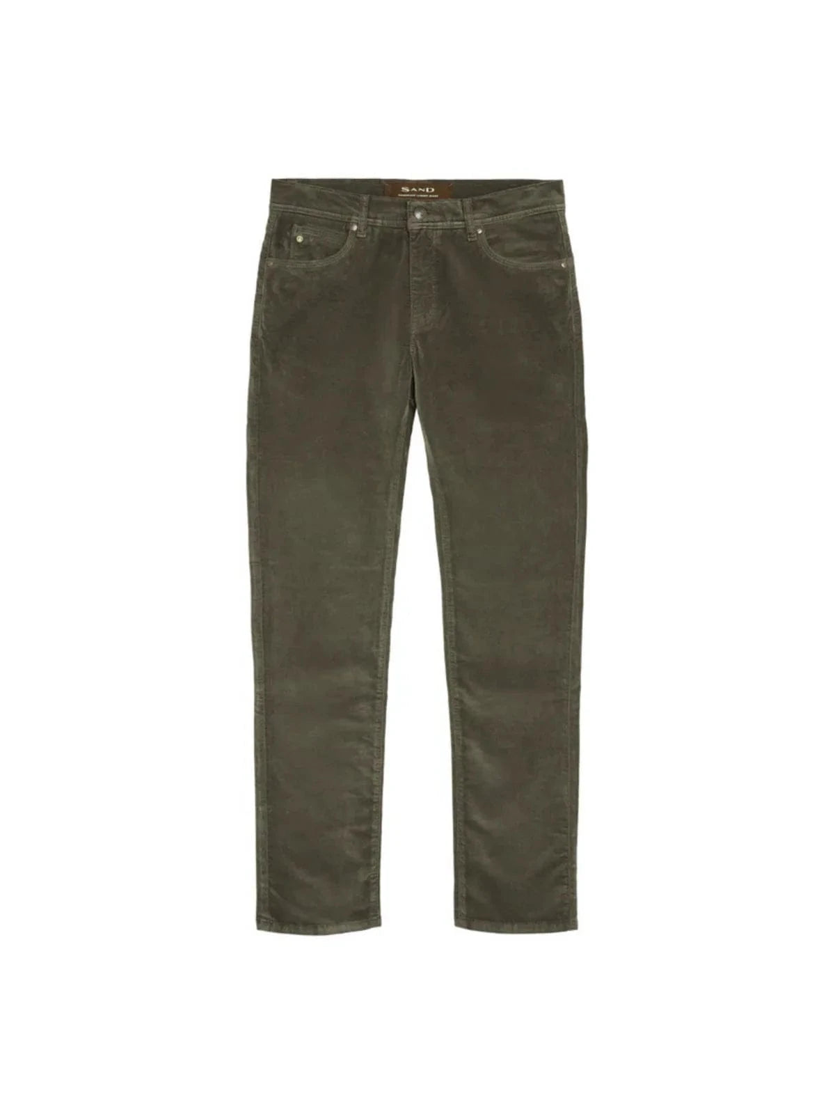 SAND - Mens Mens Trousers Burton Velvet Trousers in Dark Brown