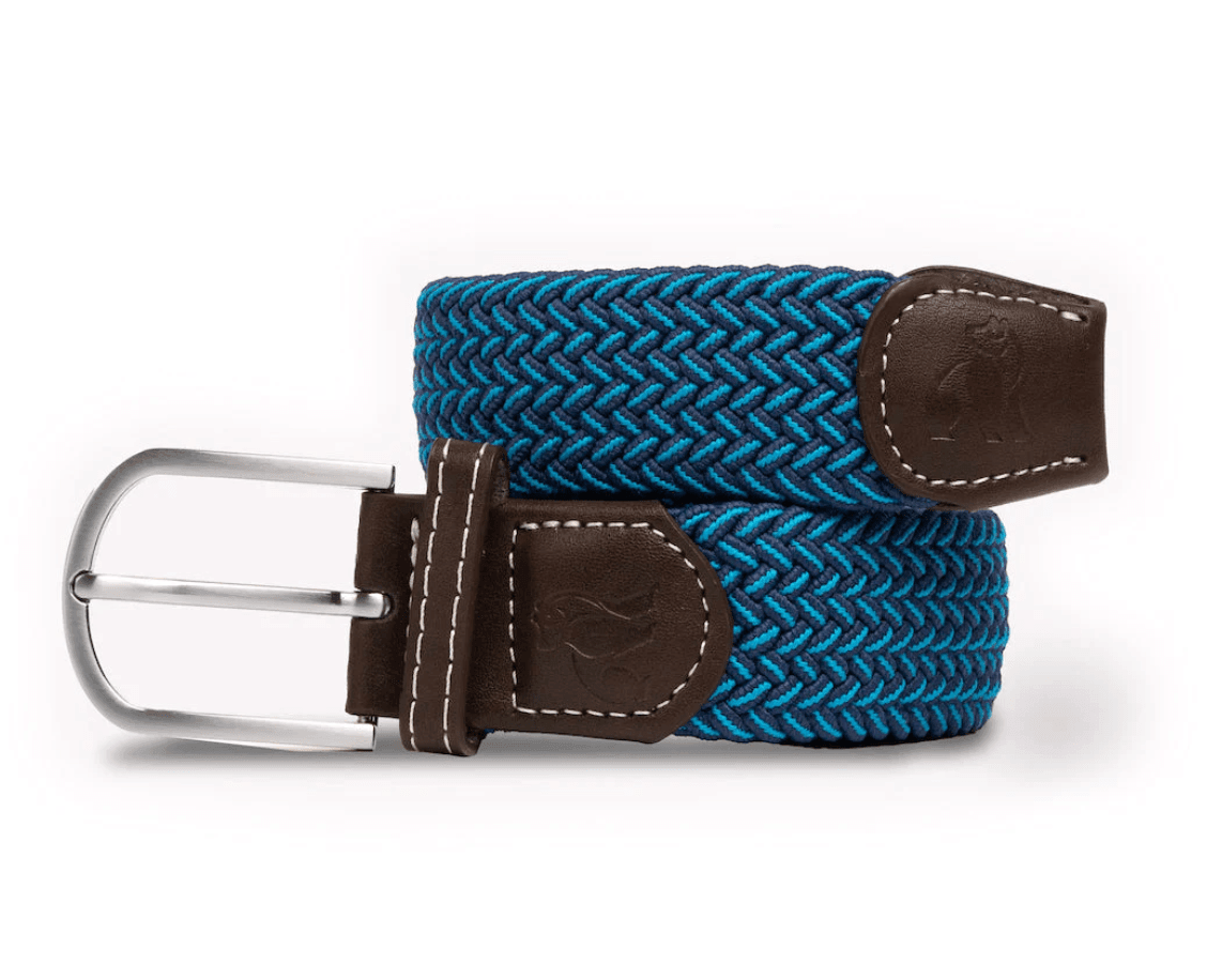 Royal blue belt mens sale