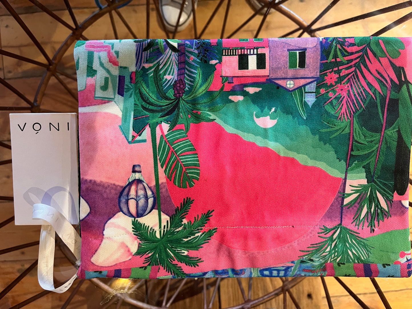 Palm Bag in Hermosa Fucsia Azur