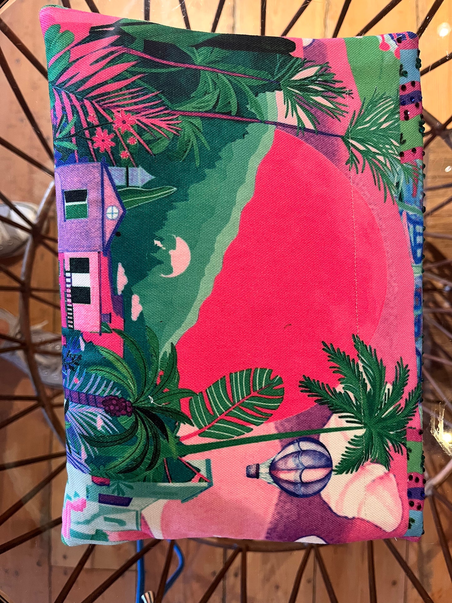 Palm Bag in Hermosa Fucsia Azur