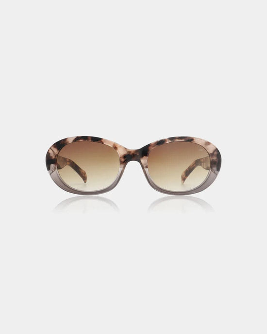 A.Kjaerbede Eyewear Coquina/Grey Transparent Anma Sunglasses