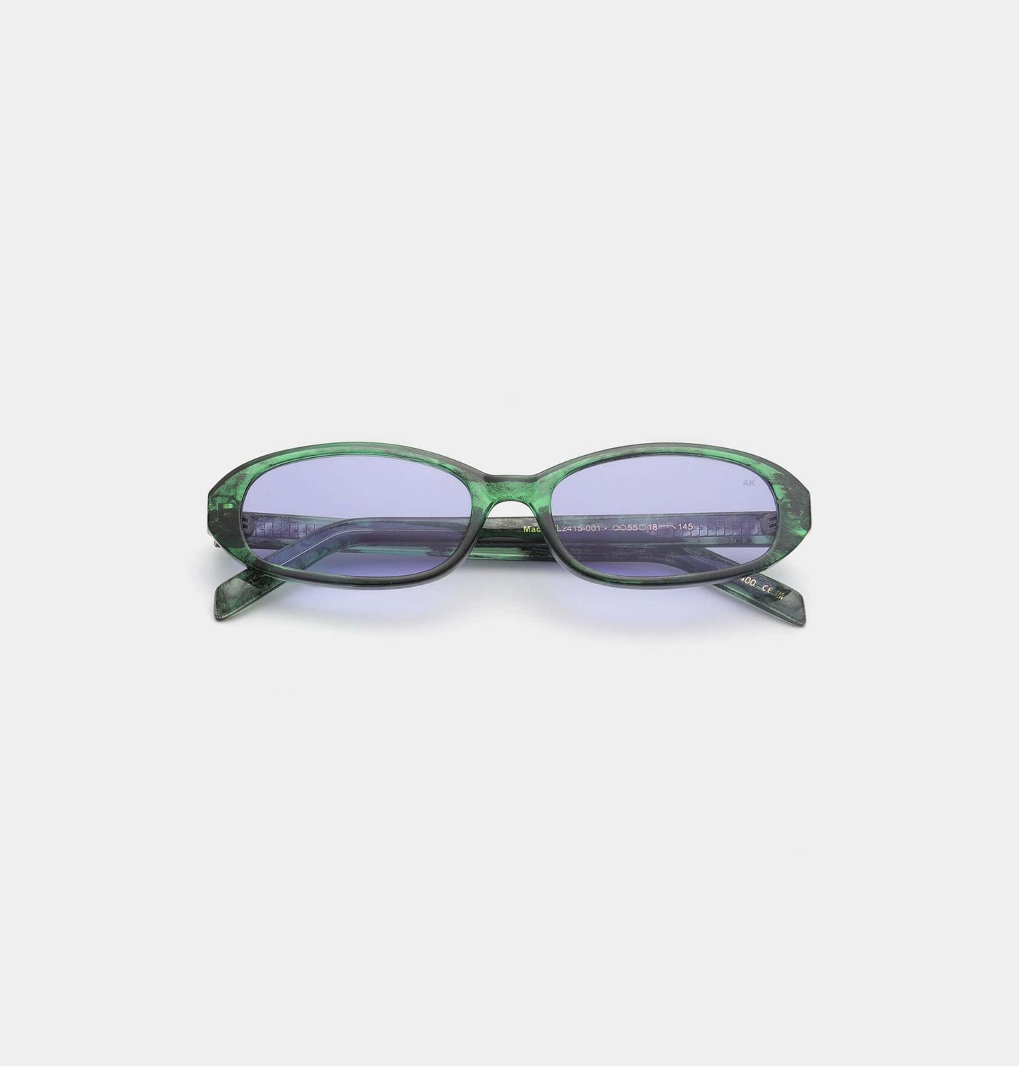 A.Kjaerbede Eyewear Macy Green Marble Transparent