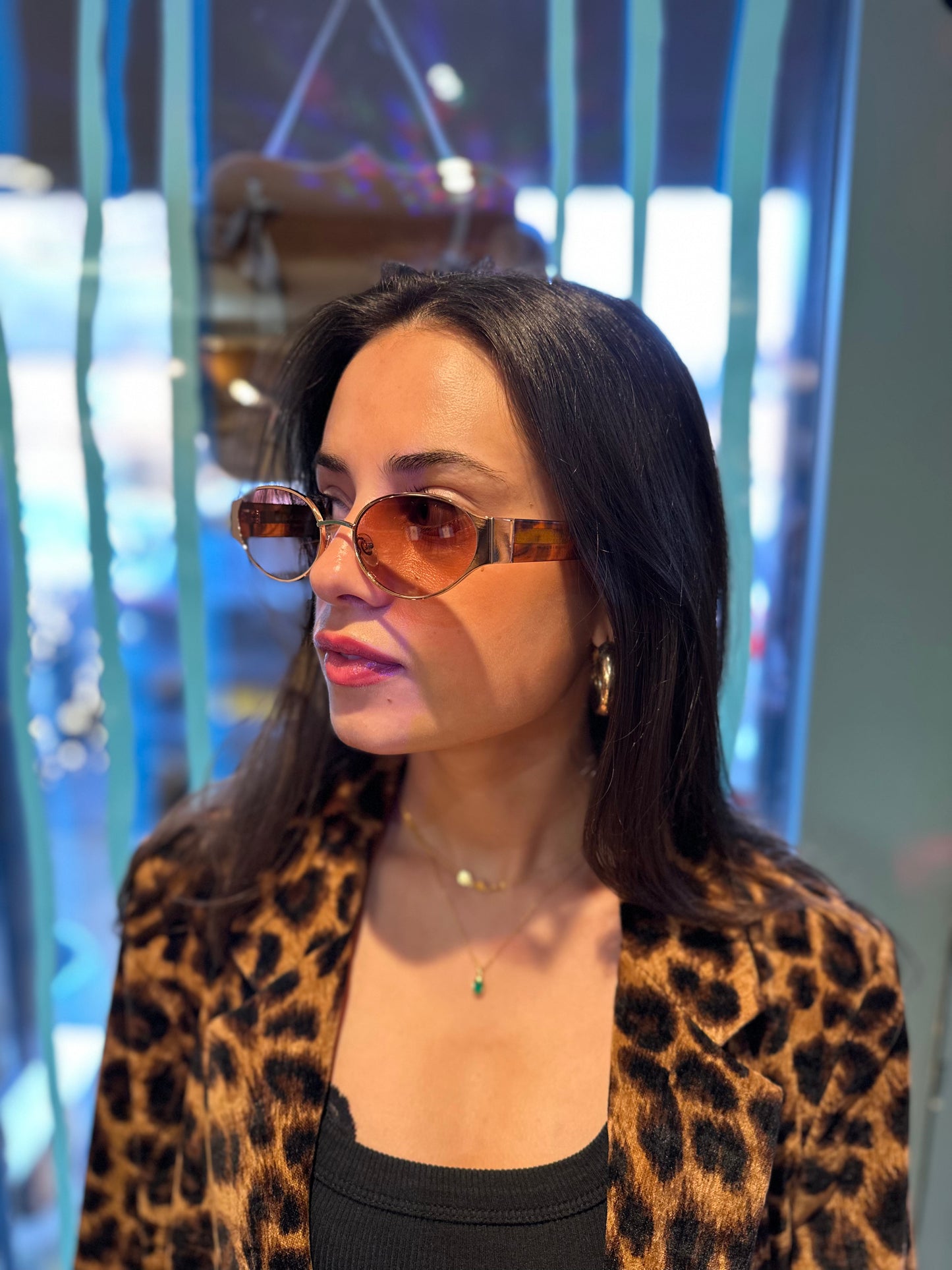 A.Kjaerbede Eyewear ROSEGOLD HAVANA Bella Sunglasses