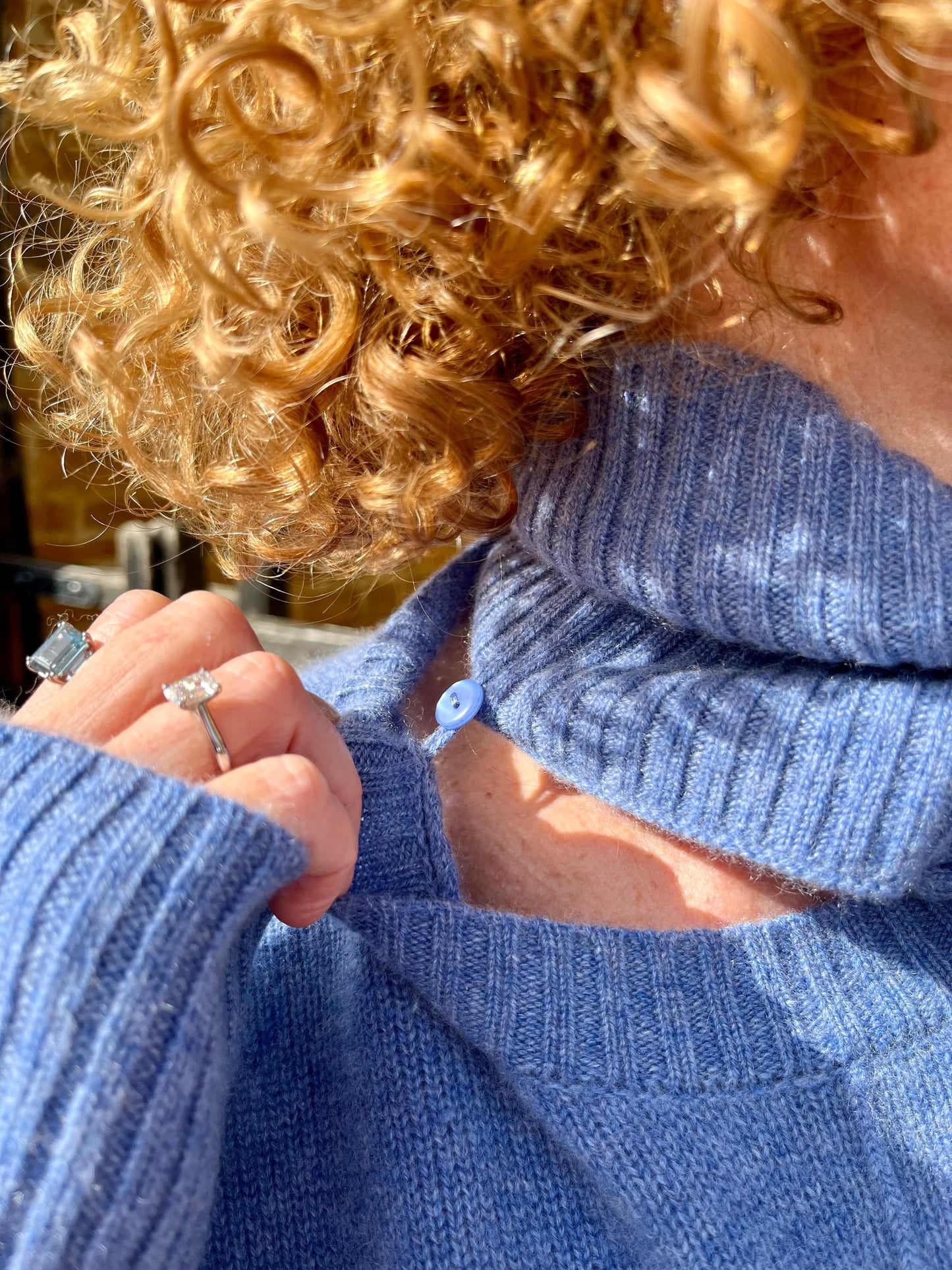 Absolut Cashmere Knitwear Candace Cashmere Jumper in Denim