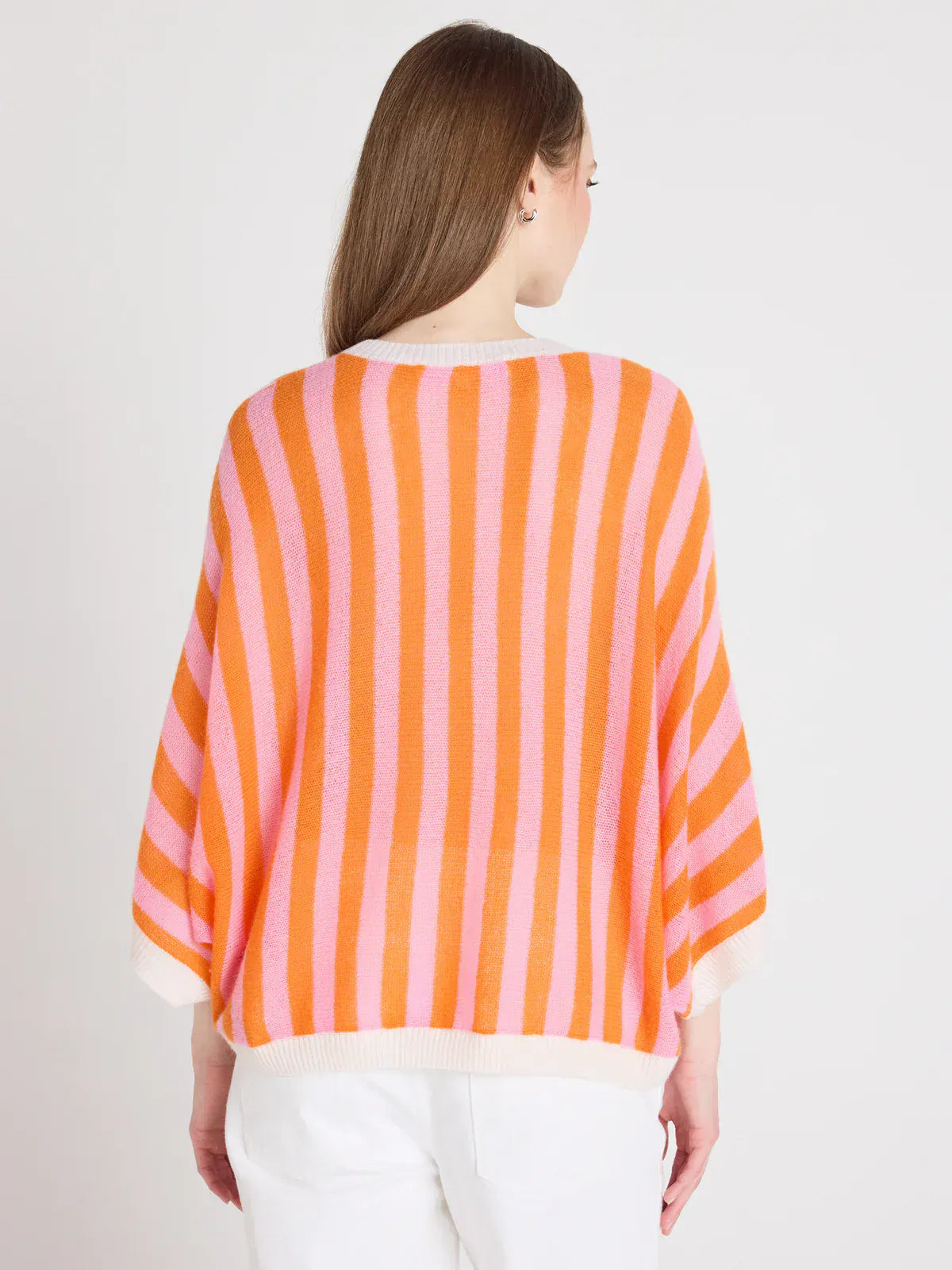 Absolut Cashmere Knitwear Netti Brushed Cashmere Jumper in Sherbet