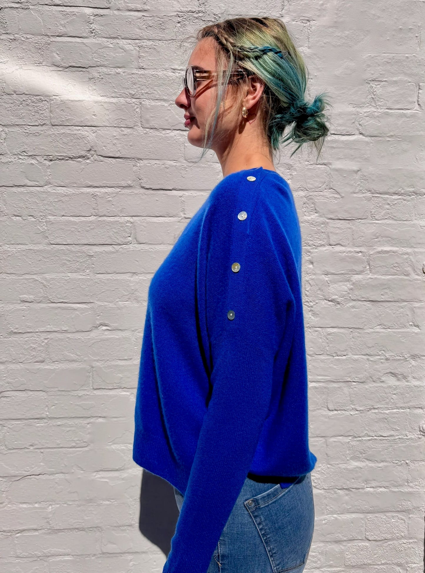 Absolut Cashmere Knitwear Rafaella Jumper in Royal Blue