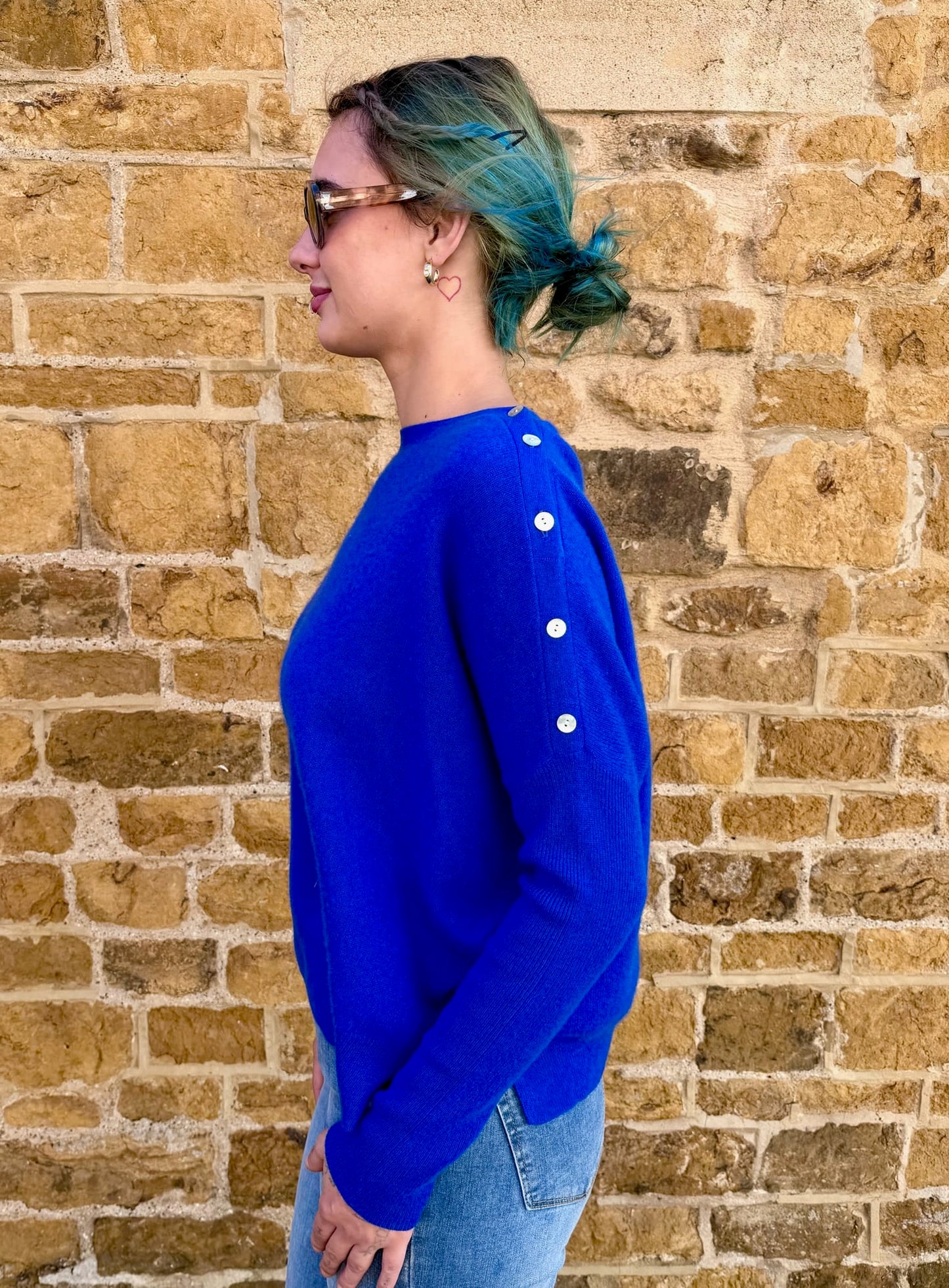 Absolut Cashmere Knitwear Rafaella Jumper in Royal Blue