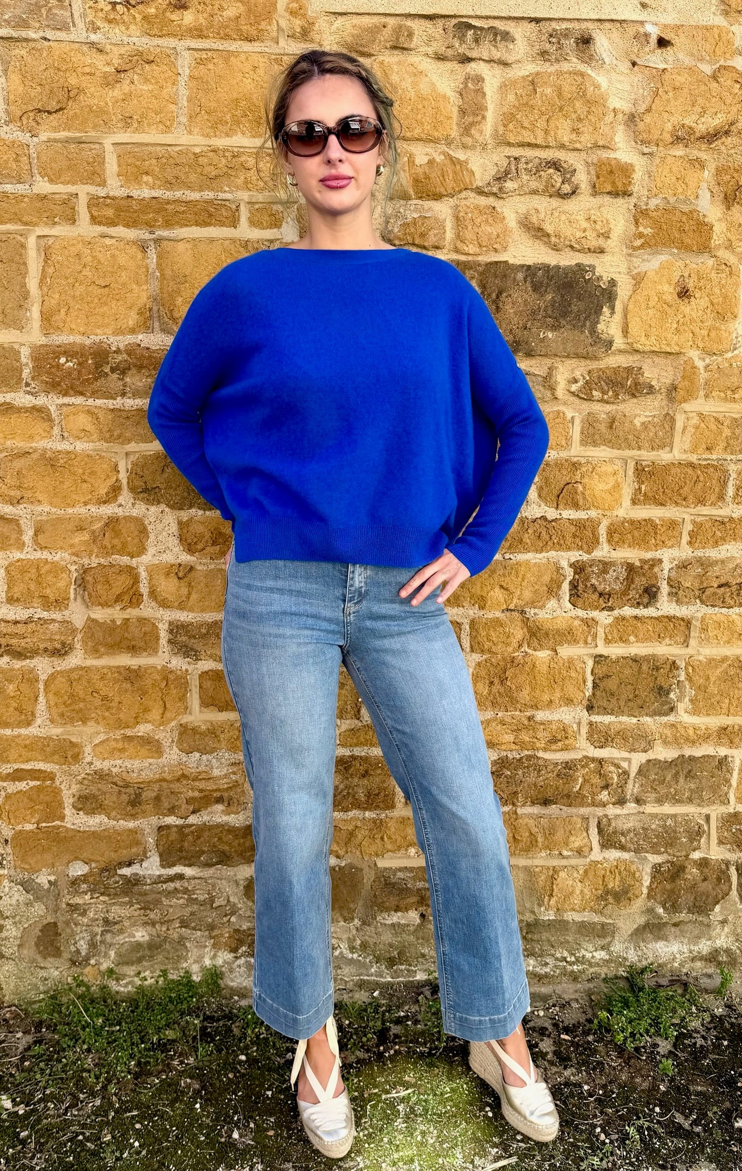 Absolut Cashmere Knitwear Rafaella Jumper in Royal Blue