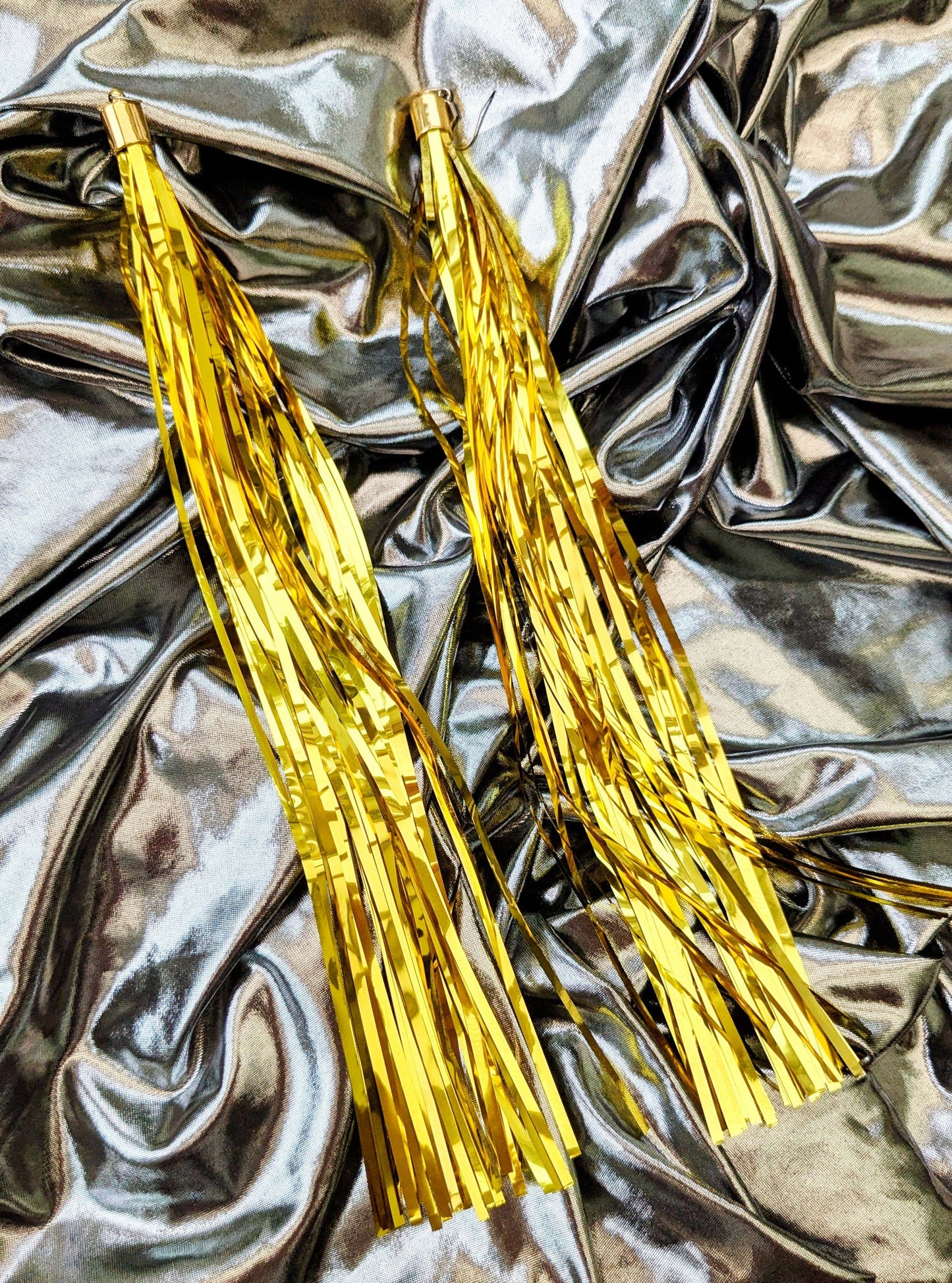All The Discos Glasses Tassels: Silver