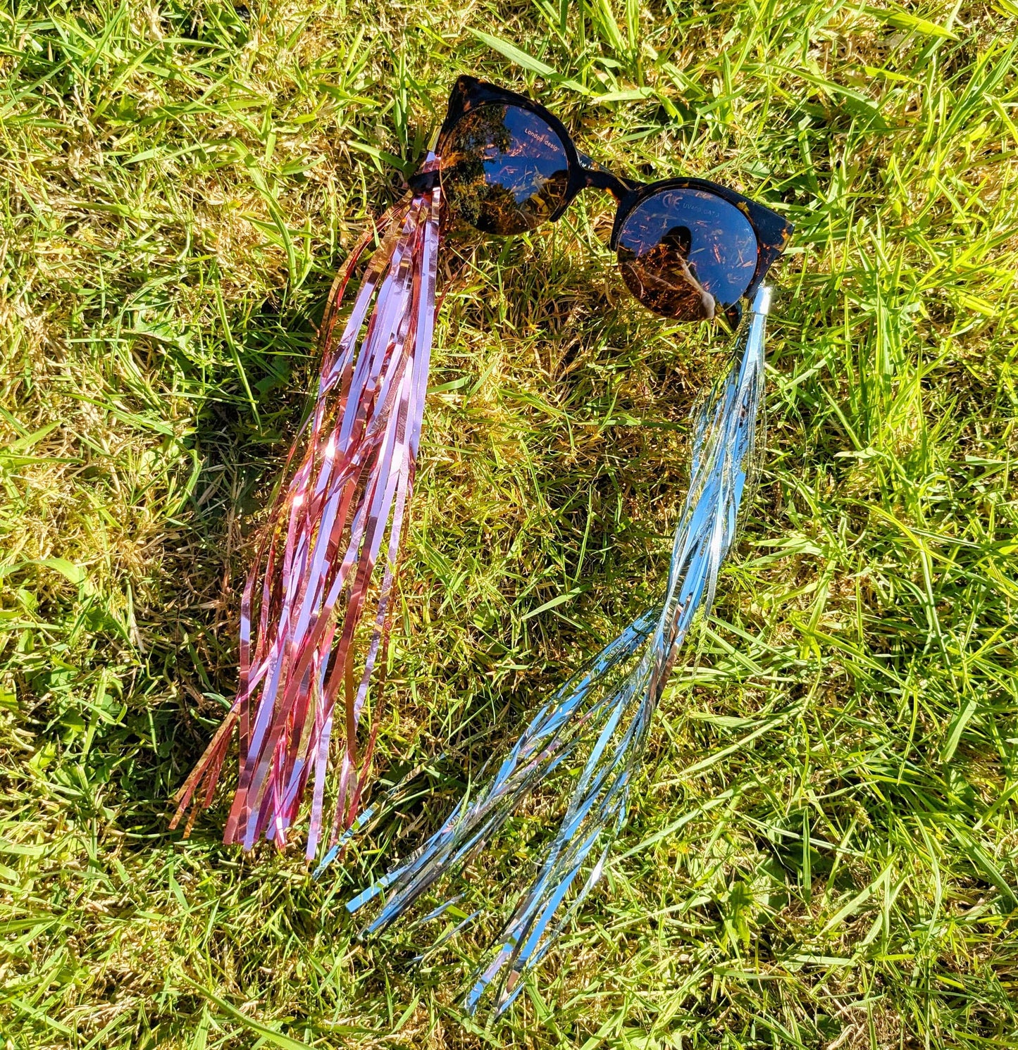 All The Discos Glasses Tassels: Silver