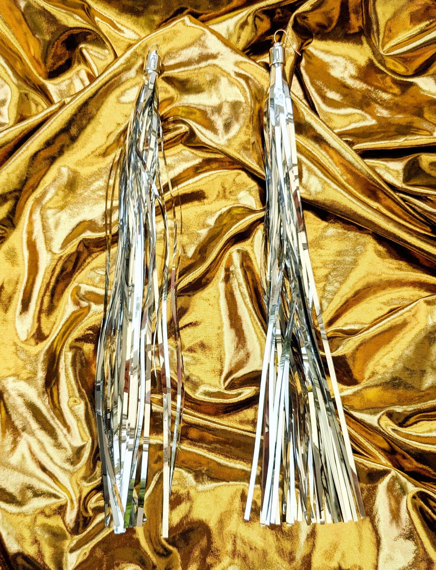 All The Discos Glasses Tassels: Silver