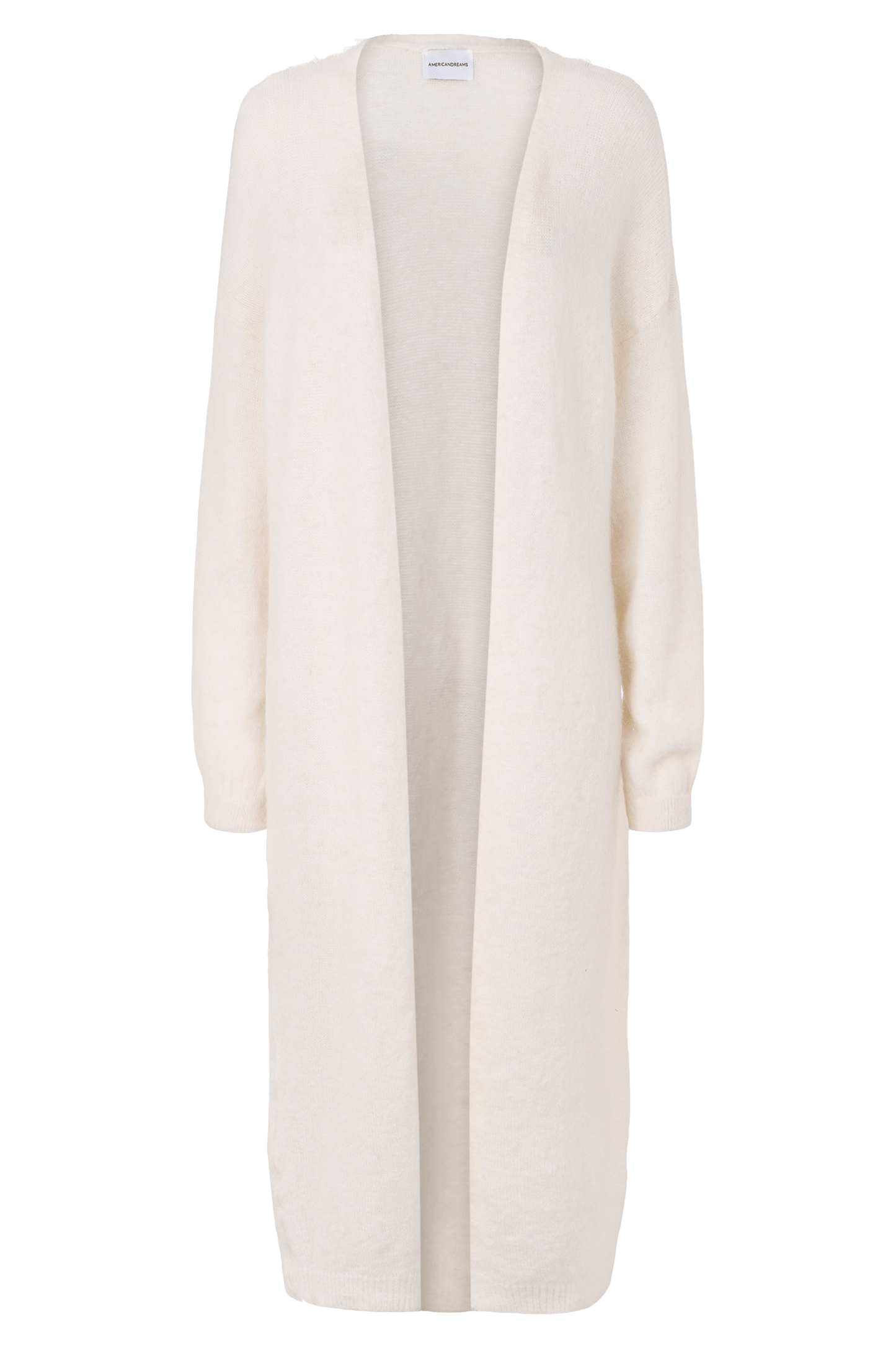 American Dreams Knitwear June Alpaca Cardigan in White