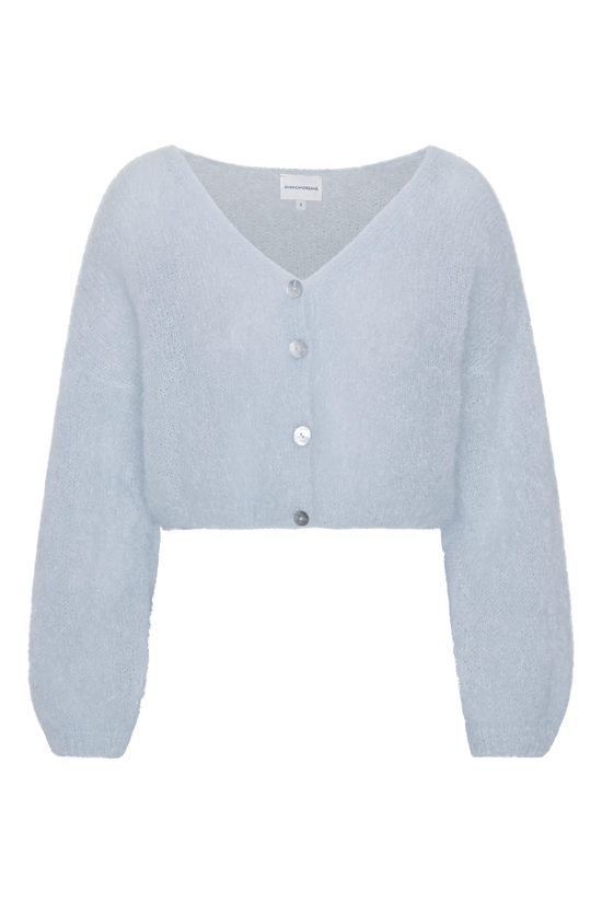 AmericanDreams Knitwear LIGHT BLUE / SIZE SMALL Cornelia Cropped Cardi