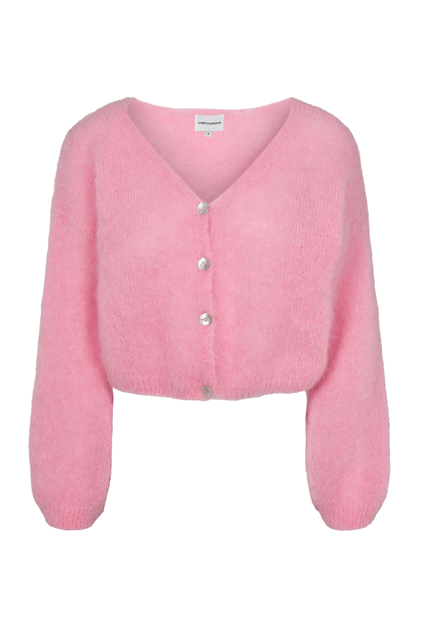 AmericanDreams Knitwear SOFT BERRY / SIZE SMALL Cornelia Cropped Cardi