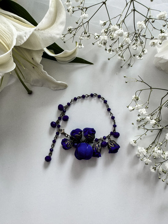 Ana Popova Bracelets BRACELET Poppy Bracelet in Indigo