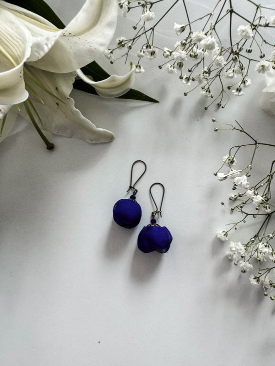 Ana Popova Earrings EARRINGS Frida Earrings in Indigo