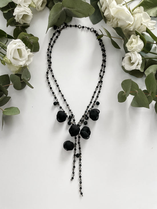 Ana Popova Necklaces Debora Necklace in Black