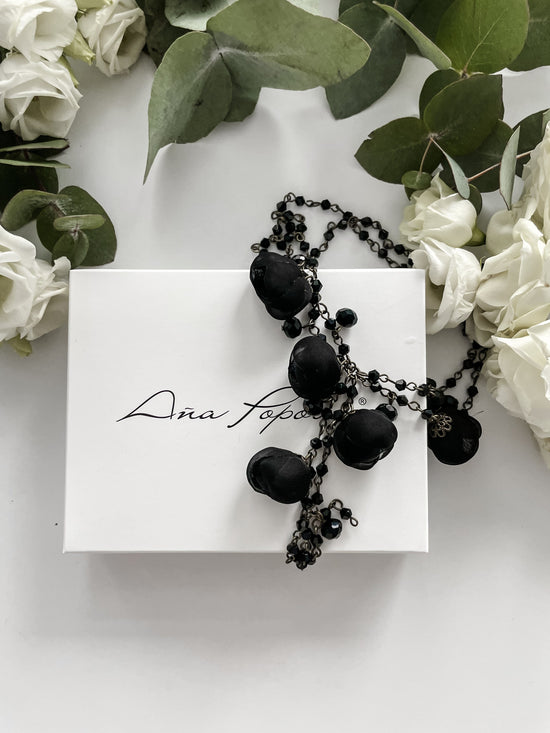 Ana Popova Necklaces Debora Necklace in Black