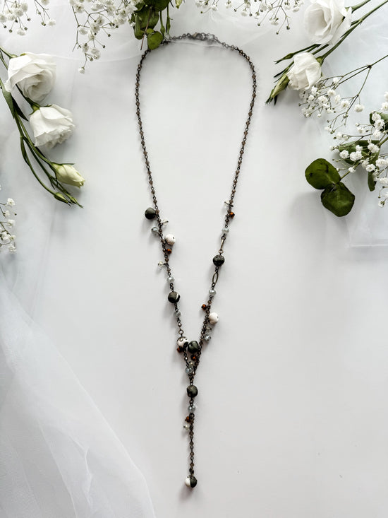 Ana Popova Necklaces Sarah Necklace in Olive Tree