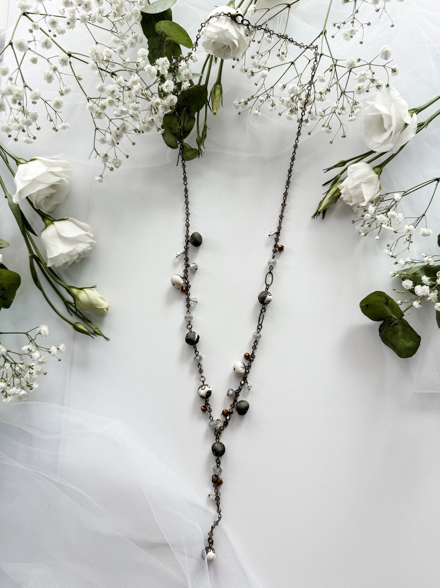 Ana Popova Necklaces Sarah Necklace in Olive Tree