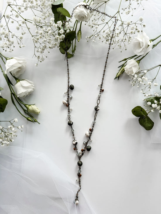 Ana Popova Necklaces Sarah Necklace in Olive Tree