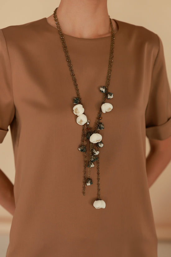 Ana Popova Necklaces Teresita Necklace in Olive Tree