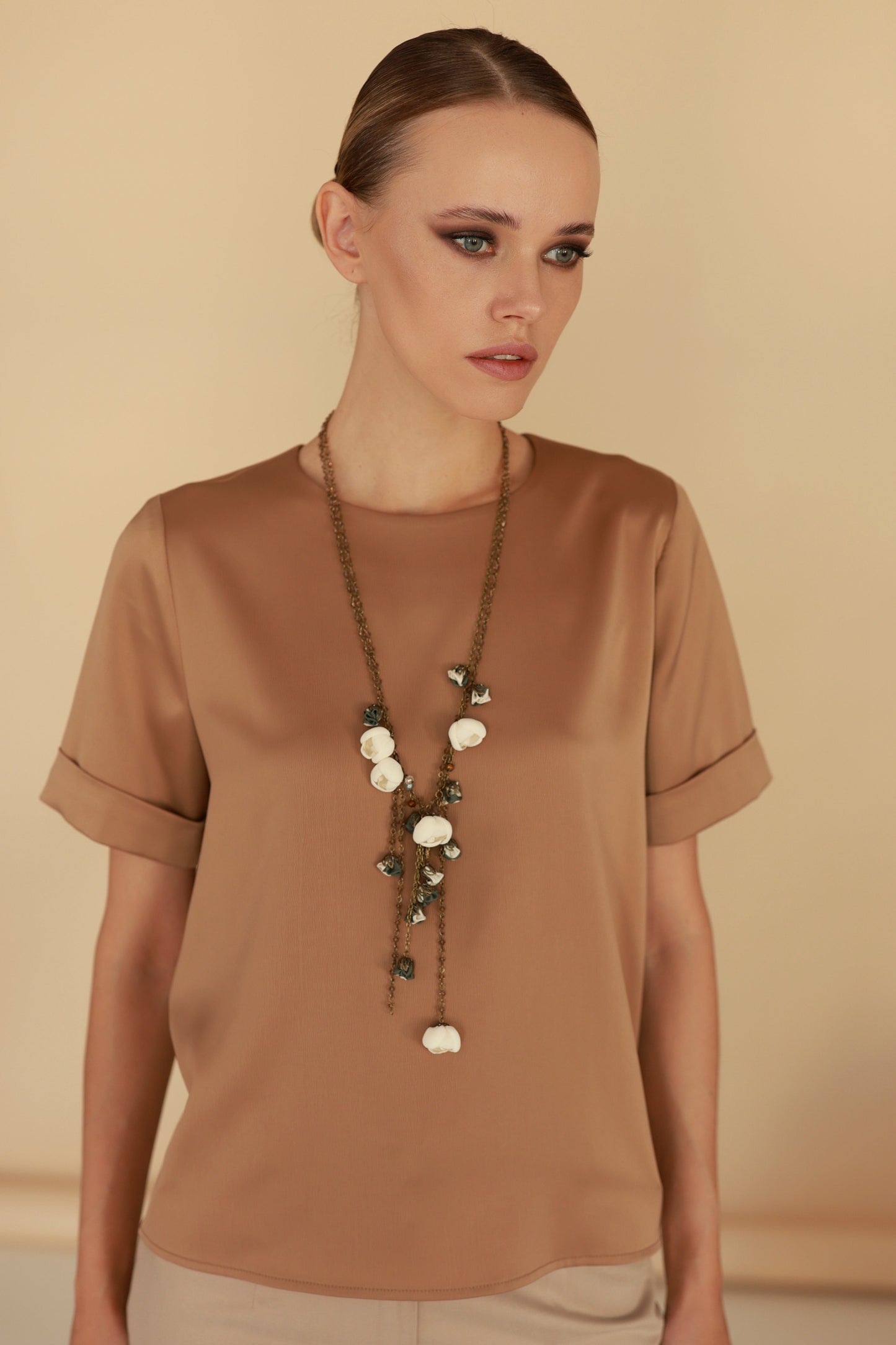 Ana Popova Necklaces Teresita Necklace in Olive Tree