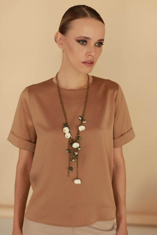 Ana Popova Necklaces Teresita Necklace in Olive Tree