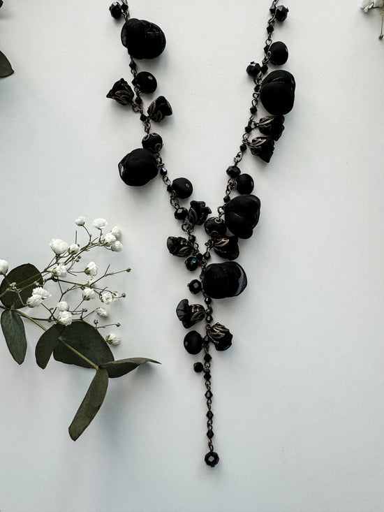 Ana Popova Necklaces Vanessa Necklace in Black
