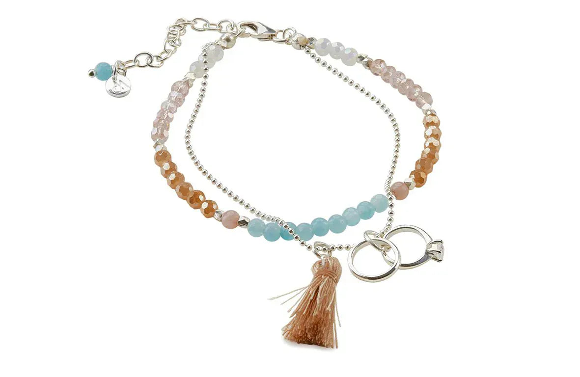 Annabella Moore Bracelets Handcrafted Turquoise Gemstone and Sterling Silver Bracelet