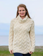 Aran Chunky Cable Cowl Jumper