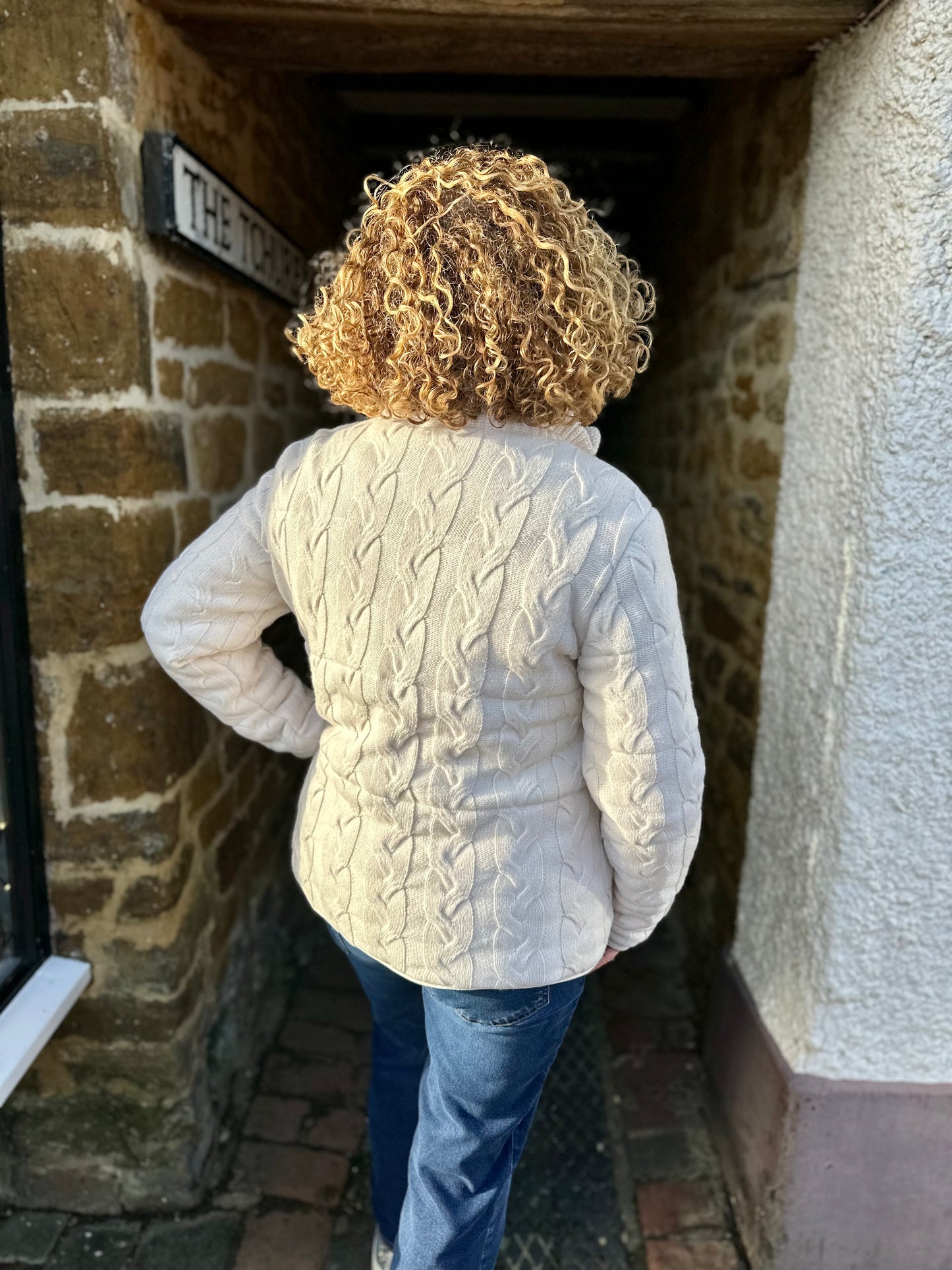 ARGGIDO Jackets Cable Puffer Blanc