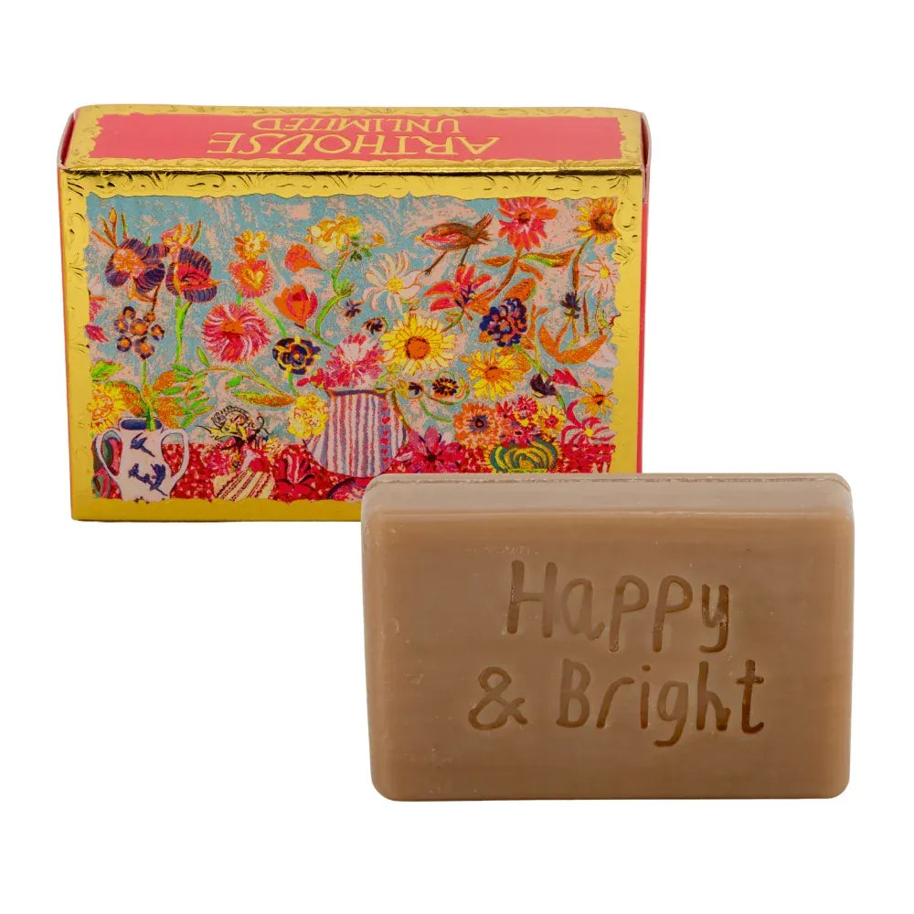 ARTHOUSE UNLIMITED Bath & Body Floral Bright, Triple Milled Plant Based Soap
