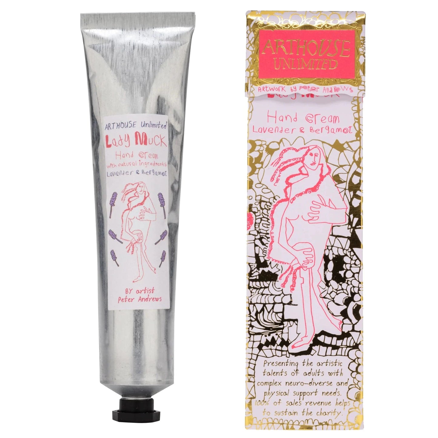 ARTHOUSE UNLIMITED Bath & Body Lady Muck, Hand Cream, Lavender & Bergamot