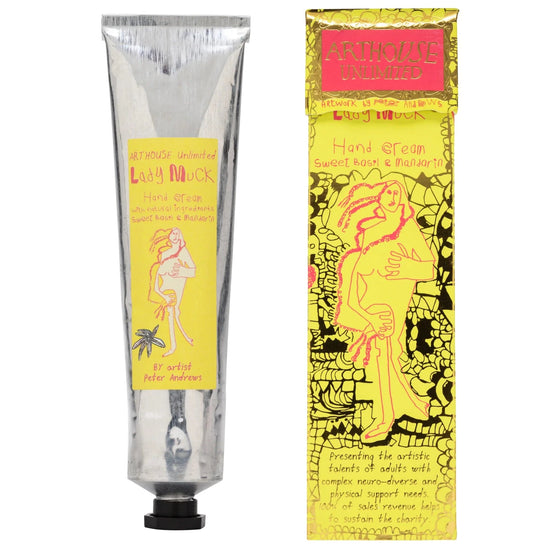 ARTHOUSE UNLIMITED Bath & Body Lady Muck, Hand Cream, Sweet Basil & Mandarin