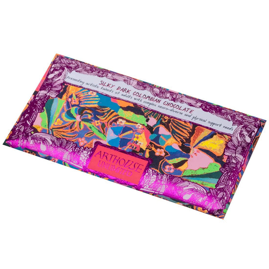 ARTHOUSE UNLIMITED Chocolate Bars Psychedelia, Silky Dark Colombian Chocolate Bar