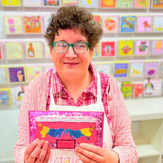 ARTHOUSE UNLIMITED Chocolate Before & After the Dentist, Dark Chocolate Bar with Smoky Crunch & Maple Syrup