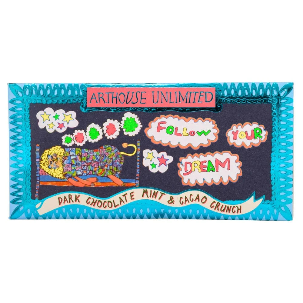ARTHOUSE UNLIMITED Chocolate Joy Sized: Follow Your Dream, Dark Chocolate Mint & Cacao Crunch
