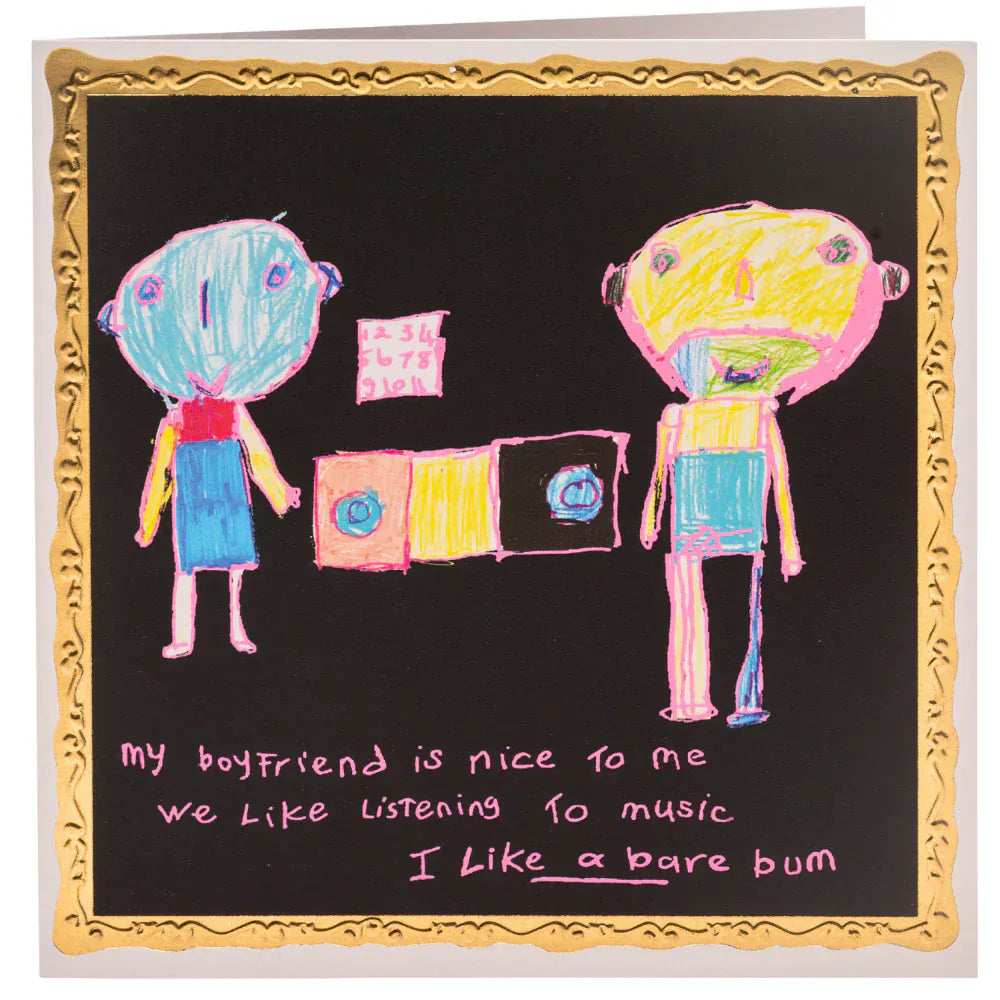 ARTHOUSE UNLIMITED Greetings Cards Bare Bum, Greetings Card