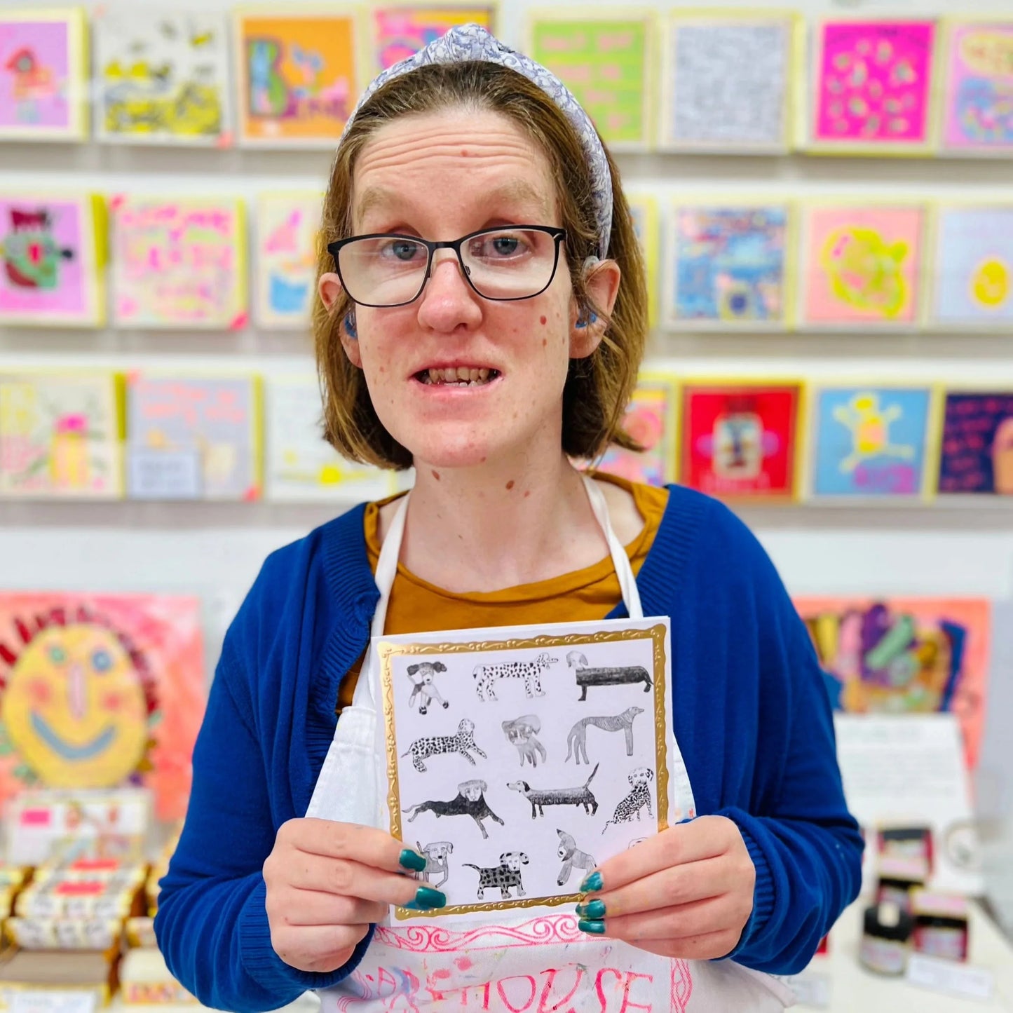 ARTHOUSE UNLIMITED Greetings Cards Dogalicious, Greetings Card