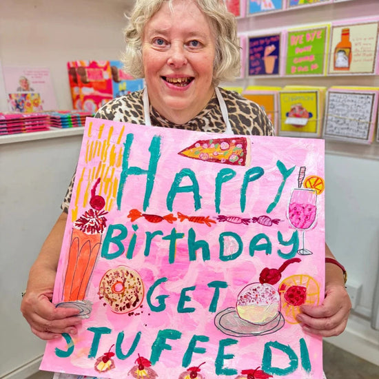 ARTHOUSE UNLIMITED Greetings Cards Happy Birthday, Get Stuffed, Greetings Card