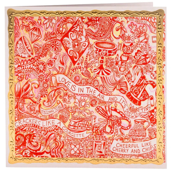 ARTHOUSE UNLIMITED Greetings Cards Love is In The Air, Greetings Card